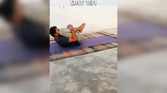 DAY 191 Challenge by @ABHIseFIT#shorts #yoga #daily #morning