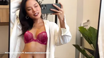 4K TRANSPARENT Lingerie TRY ON Haul with Danie Jane