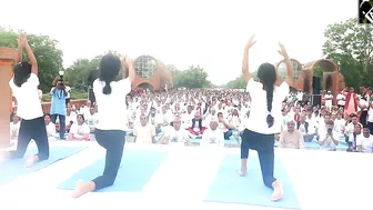 Nepal welcomes yoga practitioners for demonstration ahead of International Yoga Day