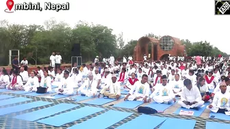 Nepal welcomes yoga practitioners for demonstration ahead of International Yoga Day