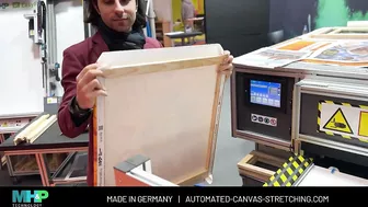 Canvas Stretching Machine FESPA 2024 Demo | MHP ST