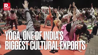 India's Soft Power: Thousands Gather In Argentina's Buenos Aires To Practice Yoga & Meditate | Watch