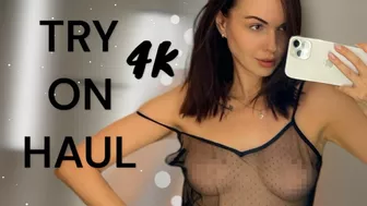 [4K] TRANSPARENT Summer TRY ON HAUL With Jana | Try On Haul 2024