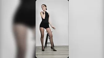 GLAMOUR FASHION PHOTOGRAPHY BTS: Pantyhose, Stockings,Tights,Leotard,Lingerie,Bodysuit (Vertical 4K)