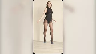 TRY ON HAUL VIDEO PORTRAIT:Pantyhose, Stockings,Tights,Heels,Leotard,Lingerie,Bodysuit (Vertical 4K)