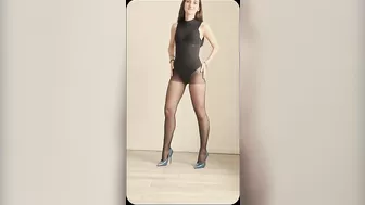 TRY ON HAUL VIDEO PORTRAIT:Pantyhose, Stockings,Tights,Heels,Leotard,Lingerie,Bodysuit (Vertical 4K)