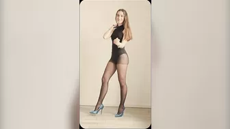 TRY ON HAUL VIDEO PORTRAIT:Pantyhose, Stockings,Tights,Heels,Leotard,Lingerie,Bodysuit (Vertical 4K)