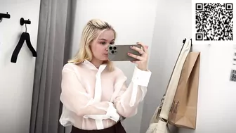 White blouse. Try on haul.