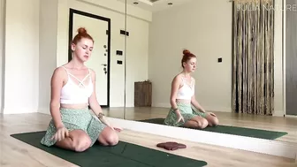 Women's Skirt Gymnastics - flexibility and stretching