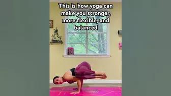 This is how yoga can make you stronger, more flexible, and balanced ????????‍♀️