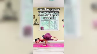 This is how yoga can make you stronger, more flexible, and balanced ????????‍♀️