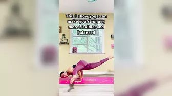 This is how yoga can make you stronger, more flexible, and balanced ????????‍♀️