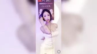 White lace body dress, flexible dance part 2