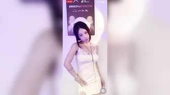 White lace body dress, flexible dance part 2