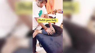 Body stretching #massage #chiroprectic #jitender #stretching #legpain