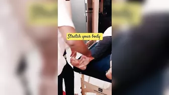 Body stretching #massage #chiroprectic #jitender #stretching #legpain