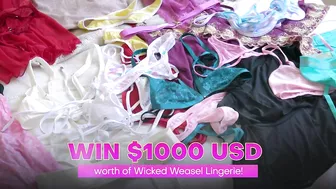 Fulfill Your Sexy Fantasies: WIN $1000 USD Worth of Lingerie + Wicked Weasel Giveaway