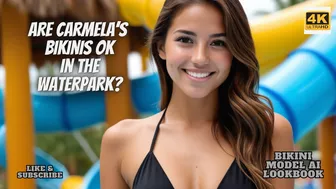 Are Carmela's Bikinis OK in the Water Park?