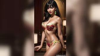 Exotic models in splendid lingerie | AI Art Lookbook | AI Beauty and Art