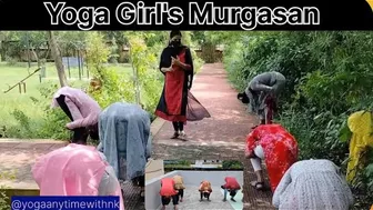 Yoga Girl's Murgasana ???? Murga Punishment|Benefits of Murgasana|@yogaanytime_with_NK