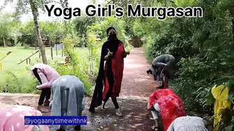 Yoga Girl's Murgasana ???? Murga Punishment|Benefits of Murgasana|@yogaanytime_with_NK