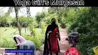 Yoga Girl's Murgasana ???? Murga Punishment|Benefits of Murgasana|@yogaanytime_with_NK