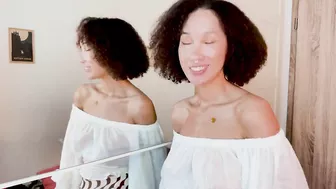 4K NO BRA? See-Through Clothing TRANSPARENT Try On Haul | Solange