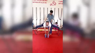 Intense stretching #reels #yoga #stretching #strengthtraining #shortsvideo #shorts #yogaindia