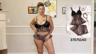 Leopard Print Lingerie Part 1 #trending #transparent #tryon #indianadreamgirl #reels #shein #fyp