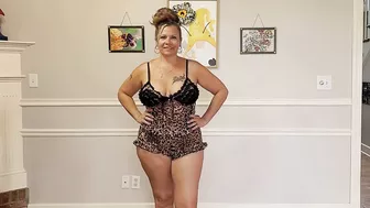 Leopard Print Lingerie Part 1 #trending #transparent #tryon #indianadreamgirl #reels #shein #fyp