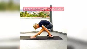 #yoga #balance #youtubeshorts Tutorial Yoga Flamingo Arm Balance