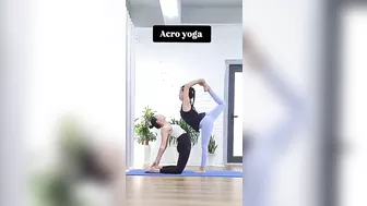 Acro yoga class //flexibility//advance posture #fitness #motivation #virashorts #yogaroutine #viral