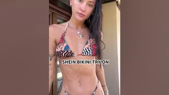 SHEIN bikini try on #haul #review #fashion