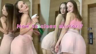 [4K] | How to clean mirror? TRANSPARENT Try on Haul with Emily | Get ready with me 2024