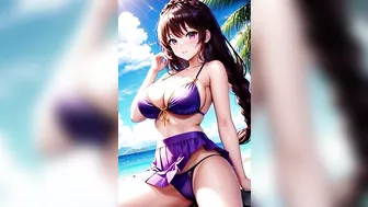 Anime Girls in bikinis AI Lookbook