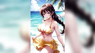 Anime Girls in bikinis AI Lookbook