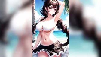 Anime Girls in bikinis AI Lookbook