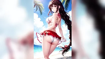 Anime Girls in bikinis AI Lookbook