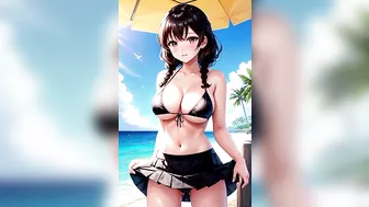 Anime Girls in bikinis AI Lookbook