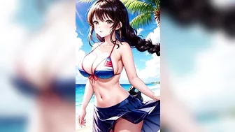 Anime Girls in bikinis AI Lookbook