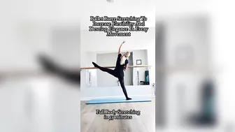 Ballet Barre Stretching To Increase Flexibility And Develop Elegance In Each Movement