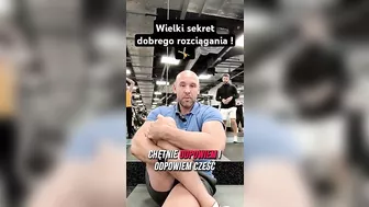 Wielki sekret dobrego rozciągania ! ???? #rozciąganie #stretching #siłownia #trening #personalny