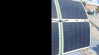 latest waaree flexible 550watt topcon technology solar module