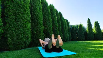 Flexible Girl Yoga Sports