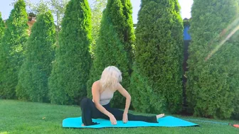 Flexible Girl Yoga Sports