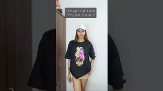 Inspi Shirt Try on Haul #inspi #tshirt #shirtdesign #haul