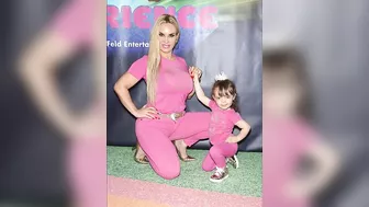 Coco Austin and Daughter Chanel Twin in Matching Bikinis