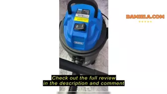 Review Draper 1250W 15L Wet and Dry Vaccum Cleaner | 1.5m Flexible Hose and Acessories |25 l/s Max A