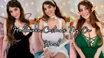 [4K] Halloween Costume Try-On Haul 2024