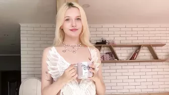 [4K] TRANSPARENT Sheer ANGELIC DRESS | ONE PIECE TRY-ON HAUL | Natural Petite Body